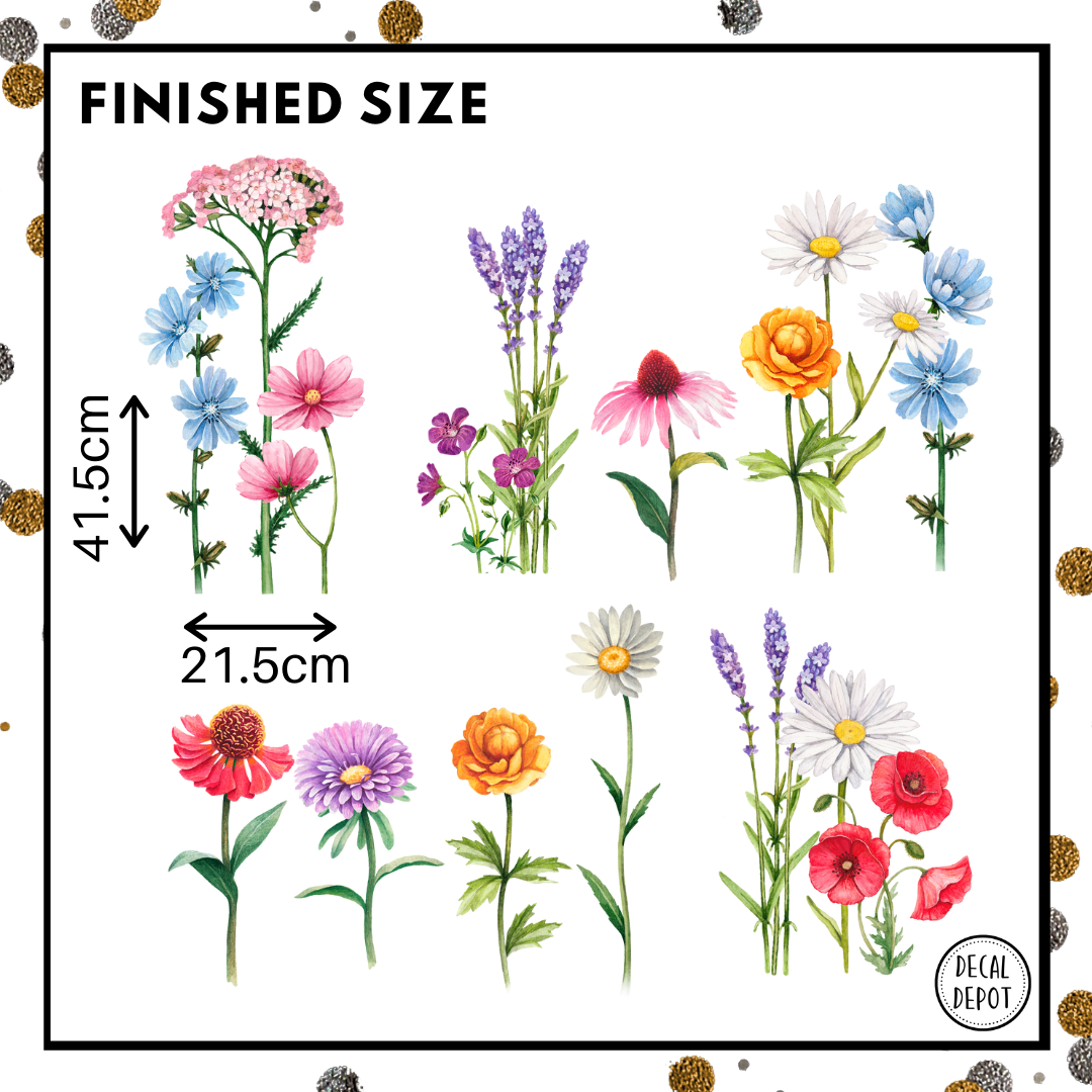 Wildflowers Wall Decals