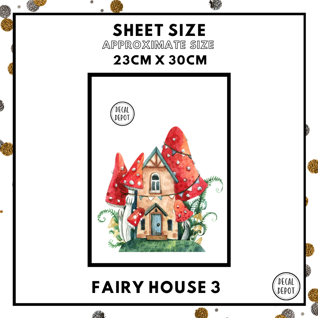Fairy Houses Wall Decals