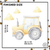 Large Tractor Wall Decals