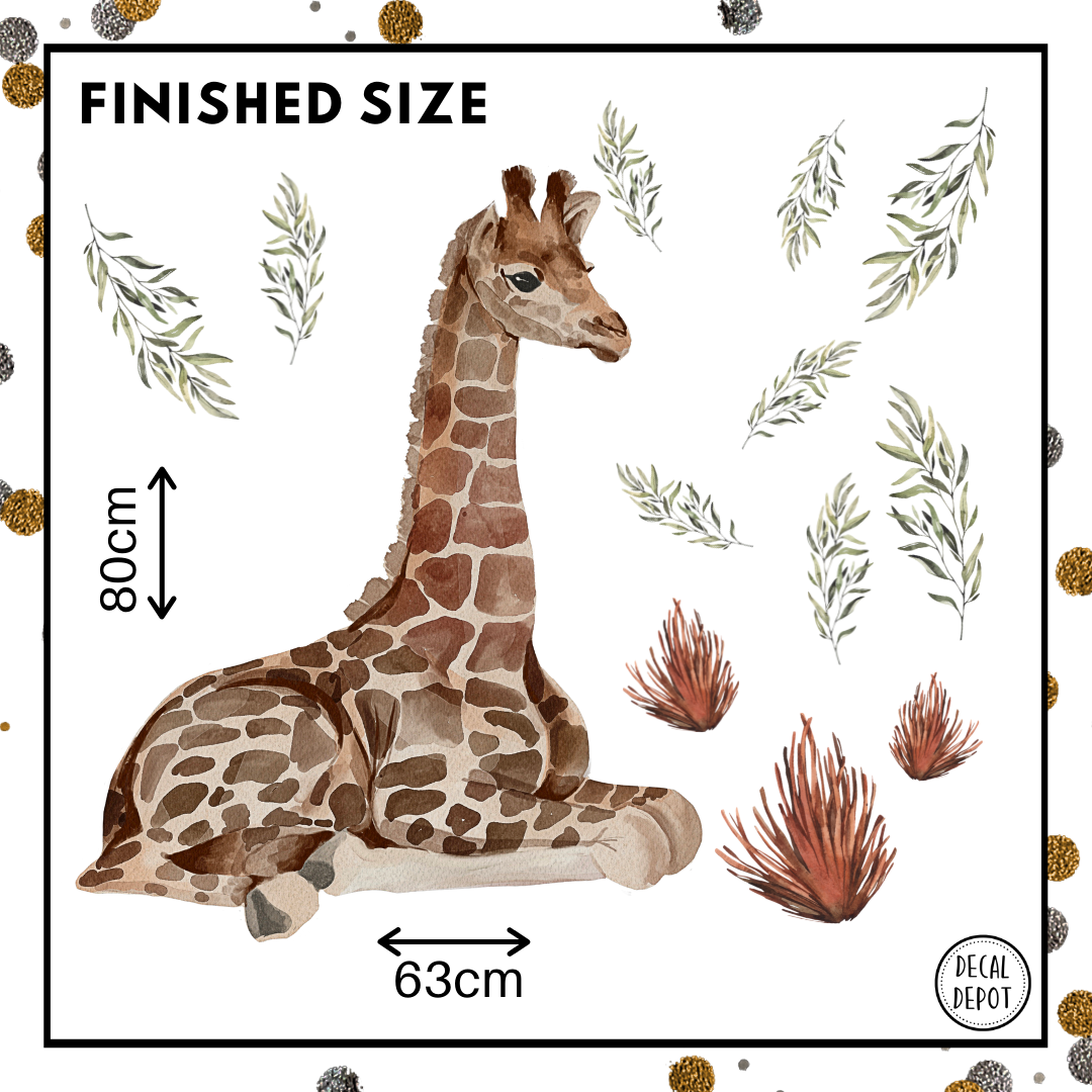 Wild Plains – Giraffe Wall Decals