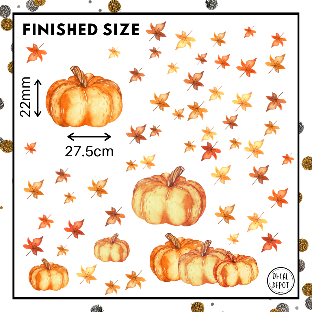 Fall Harvest Wall Decals