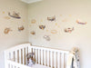 Planes and Helicopters Wall Decals