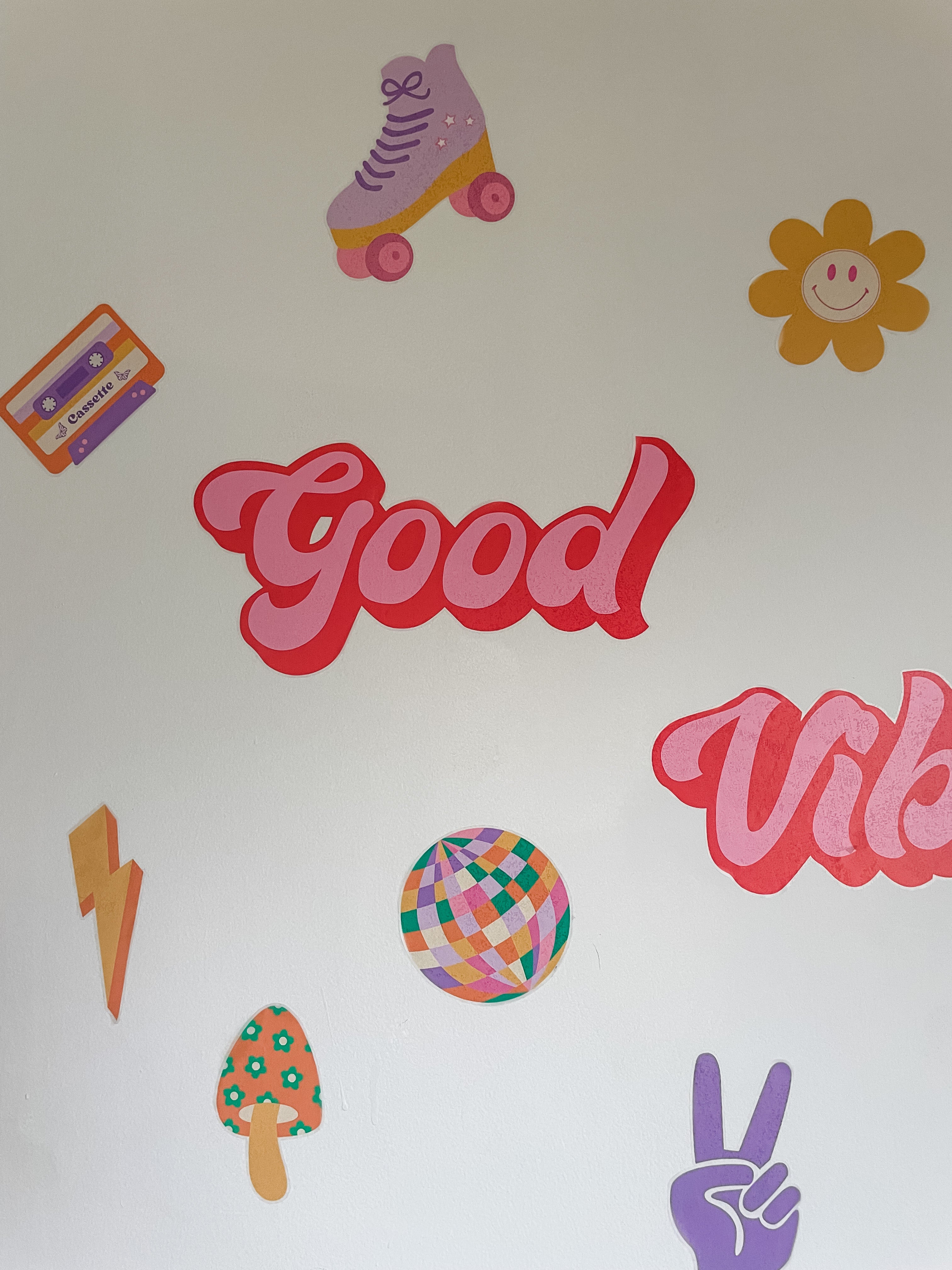 Retro Vibes Wall Decals
