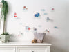 Cloud Houses Wall Decals