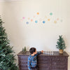 Christmas - Hanging Baubles Wall Decals