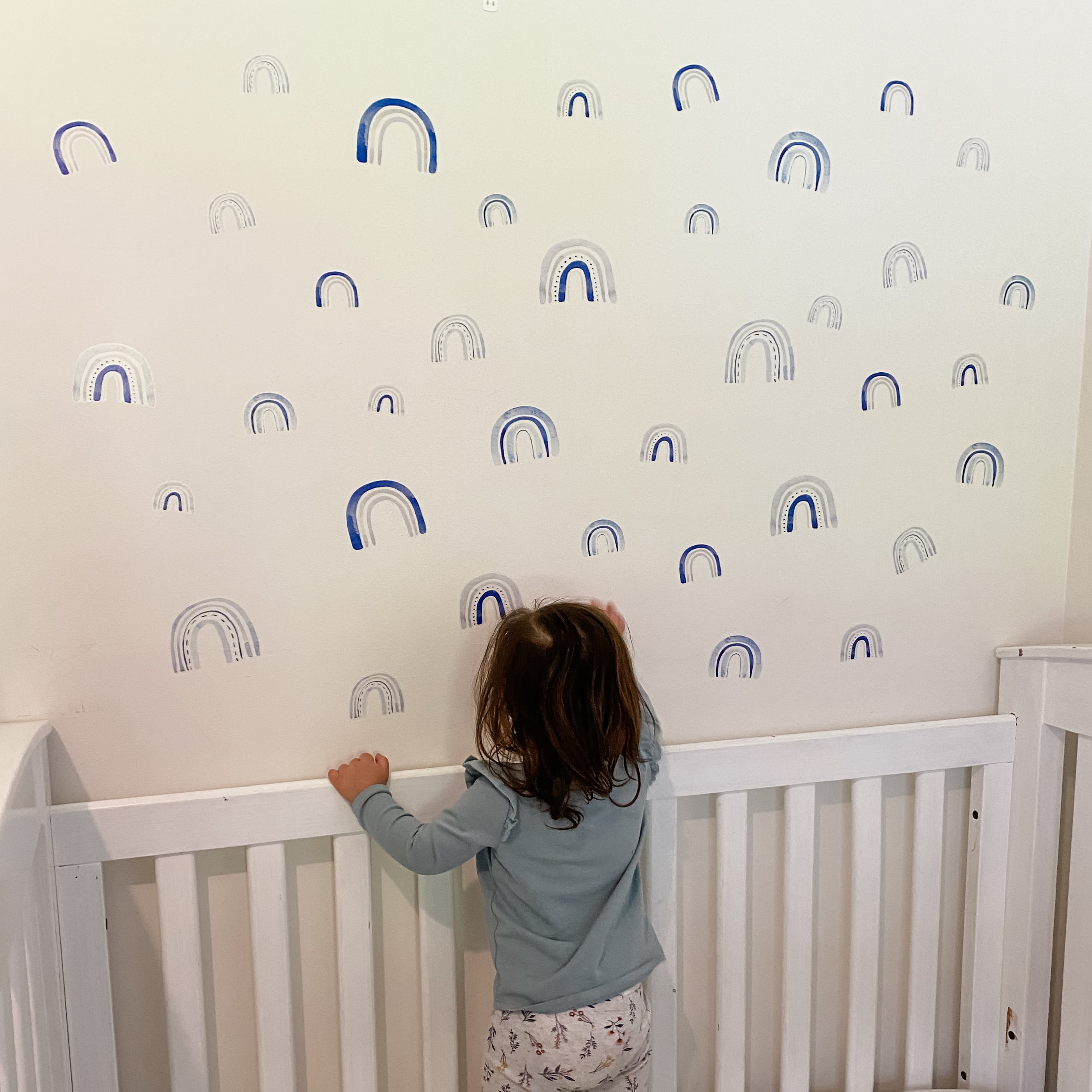 Chasing Rainbows – Blue Small Wall Decals