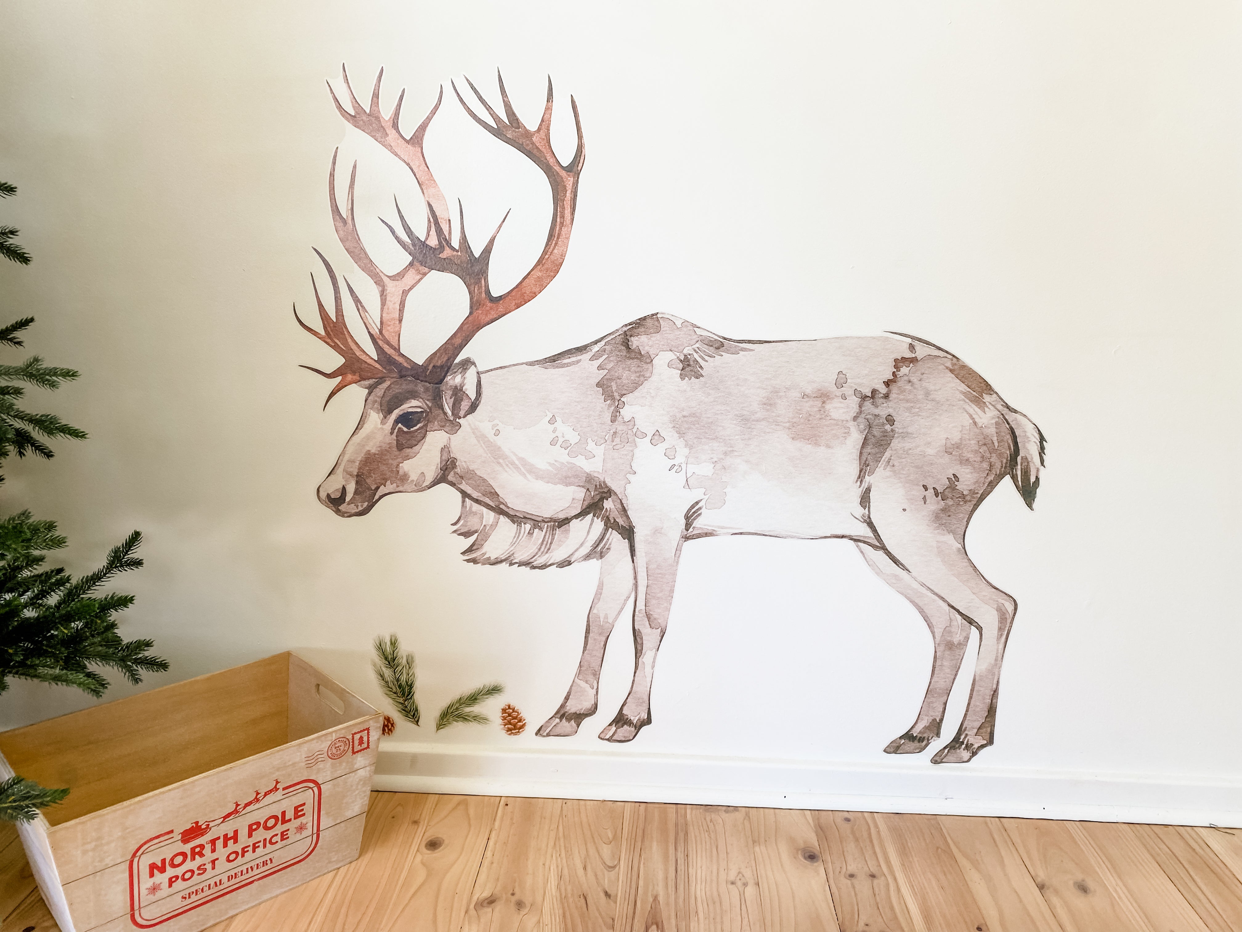 Christmas - Large Reindeer Wall Decal