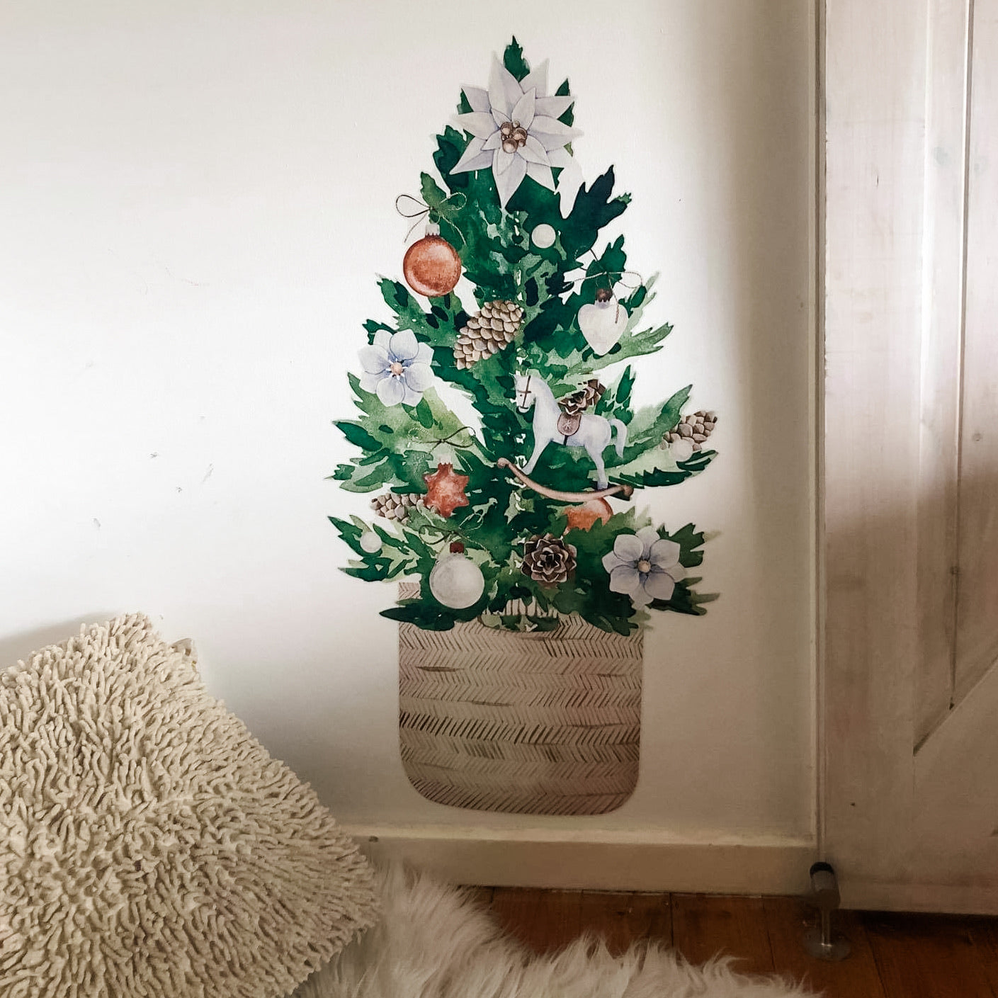 Christmas - Small Tree Wall Decal