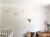 Moon and Stars Wall Decals