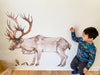 Christmas - Large Reindeer Wall Decal