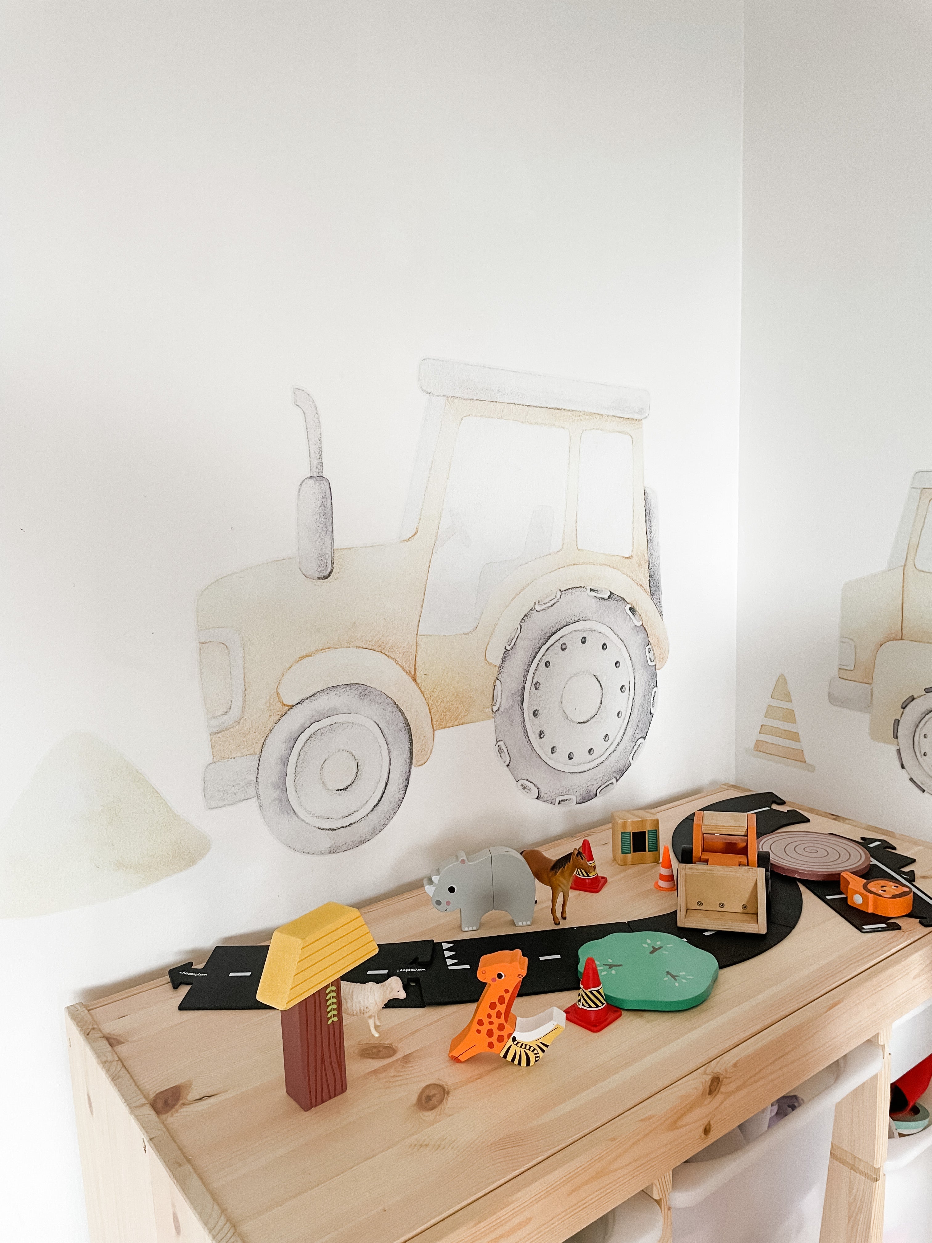 Large Tractor Wall Decals